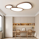 Scandinavian Wood Flush Ceiling Light