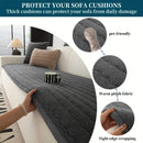 Boucle Quilted Sofa Cover