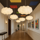 Scandinavian Sculpted Cloud Pendant Light