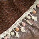 Herringbone Tassel Sofa Cover