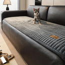 Corduroy Quilted Sofa Protector Cover