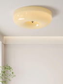 Classic Round Cream Ceiling Lamp