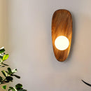 Luminária de Parede Moderna em Madeira