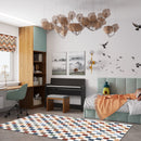 Flame Area Rug