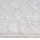 Pulse White Machine Woven Rug