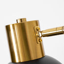 Metal Swing Arm Plug-In Wall Light