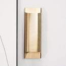 Industrial Style Brass Wall Sconce