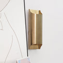 Industrial Style Brass Wall Sconce