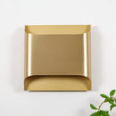 Industrial Style Brass Wall Sconce