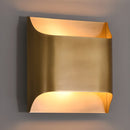 Industrial Style Brass Wall Sconce