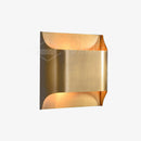Industrial Style Brass Wall Sconce