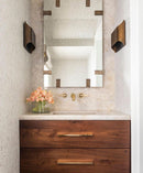 Industrial Style Brass Wall Sconce