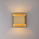Industrial Style Brass Wall Sconce