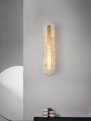 Luxury Alabaster Wall Sconce Hardwired Fixture