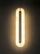 Luxury Alabaster Wall Sconce Hardwired Fixture