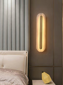 Luxury Alabaster Wall Sconce Hardwired Fixture