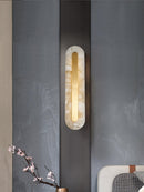 Luxury Alabaster Wall Sconce Hardwired Fixture