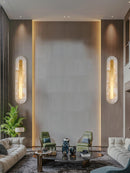 Luxury Alabaster Wall Sconce Hardwired Fixture