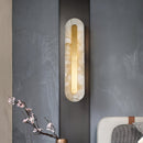 Luxury Alabaster Wall Sconce Hardwired Fixture