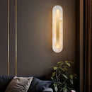 Luxury Alabaster Wall Sconce Hardwired Fixture