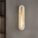 Luxury Alabaster Wall Sconce Hardwired Fixture