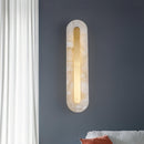 Luxury Alabaster Wall Sconce Hardwired Fixture