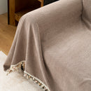 Herringbone Tassel Sofa Cover