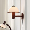 Scandinavian Oak Wood Wall Sconce