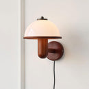 Scandinavian Oak Wood Wall Sconce