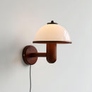 Scandinavian Oak Wood Wall Sconce