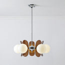 Sculptural Glass Globe Chandelier