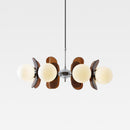 Sculptural Glass Globe Chandelier