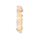 Elegant Gold Alabaster LED Wall Mount Light