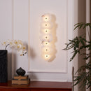 Elegant Gold Alabaster LED Wall Mount Light