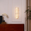 Elegant Gold Alabaster LED Wall Mount Light