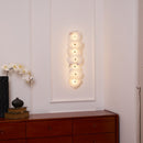 Elegant Gold Alabaster LED Wall Mount Light