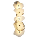 Elegant Gold Alabaster LED Wall Mount Light