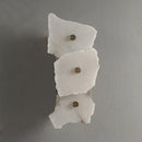 Elegant Gold Alabaster LED Wall Mount Light