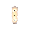 Elegant Gold Alabaster LED Wall Mount Light