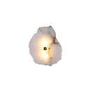 Elegant Gold Alabaster LED Wall Mount Light
