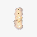 Elegant Gold Alabaster LED Wall Mount Light