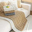 Plush Channel Sofa Cover
