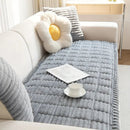 Plush Channel Sofa Cover