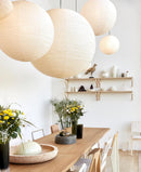 Handcrafted Washi Paper Pendant Ceiling Lamp