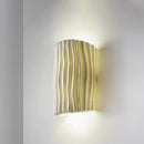 Nordic Resin Striped Half Cylinder Wall Sconce