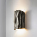 Nordic Resin Striped Half Cylinder Wall Sconce