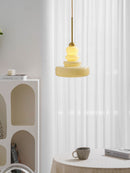 Vintage Schoolhouse Style Glass Pendant Light