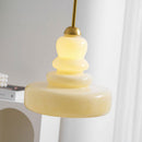 Vintage Schoolhouse Style Glass Pendant Light