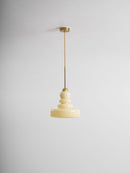 Vintage Schoolhouse Style Glass Pendant Light