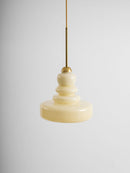 Vintage Schoolhouse Style Glass Pendant Light